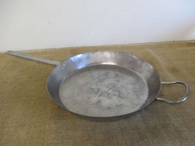 Neat Large  Vintage Hendler's 36cm Steel Frying Pan