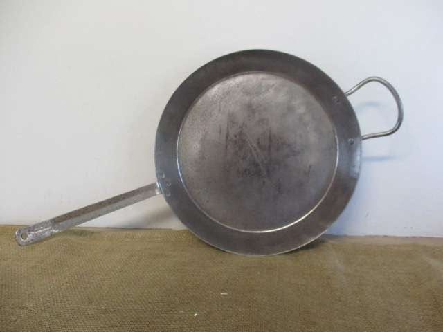Neat Large  Vintage Hendler's 36cm Steel Frying Pan