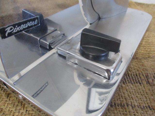 Beautiful Neat Clean Vintage Pineware Stainless Bread Slicer