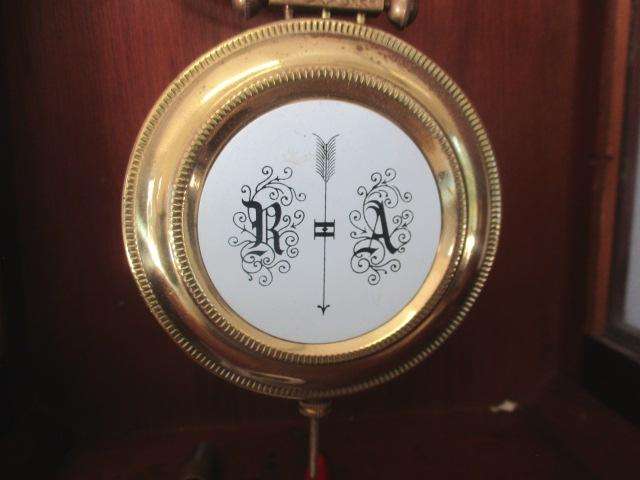 Lovely Vintage Three Stan 31 Day Wooden Wall Clock               Made In Korea