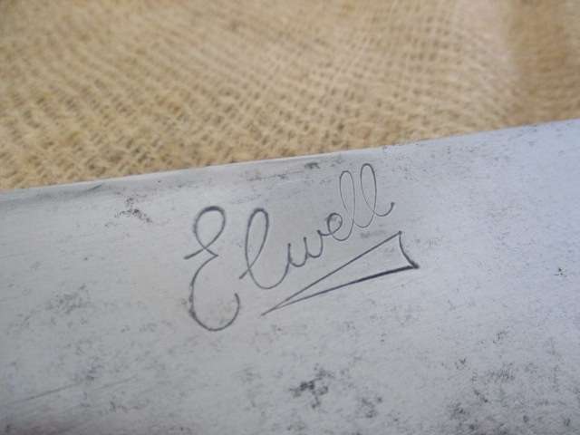 Sought After Large Vintage 10 inch Solid Steel Elwell Meat Cleaver
