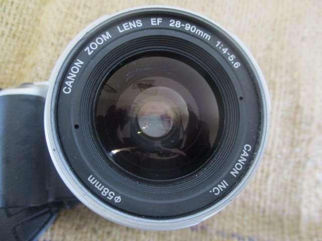 Nice Vintage Canon EOS 300 35mm Film Camera With Film In Shoulder Bag          1999