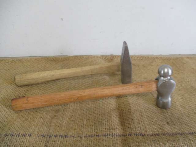 Handy Vintage Mitco 500gr Ball Peen And F.Dick 500gr Machinist Hammer