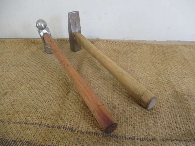 Handy Vintage Mitco 500gr Ball Peen And F.Dick 500gr Machinist Hammer