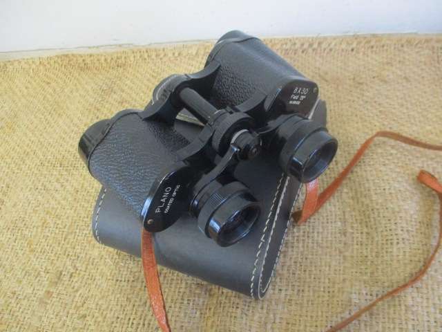 Nice To Have...Lovely Vintage Plano 8 X 30 Field 7.5' Binocular In Original Carry Bag