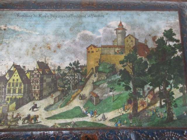 Extremely Very Rare Vintage Lebkuchenfabrik E.Otto Schmidt Nurnberg Cake Tin