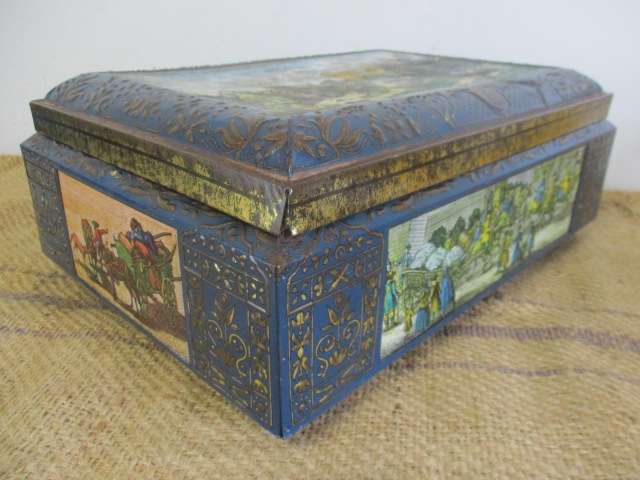 Extremely Very Rare Vintage Lebkuchenfabrik E.Otto Schmidt Nurnberg Cake Tin