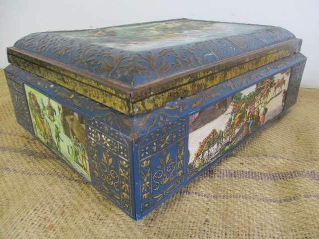 Extremely Very Rare Vintage Lebkuchenfabrik E.Otto Schmidt Nurnberg Cake Tin