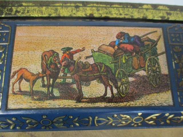 Extremely Very Rare Vintage Lebkuchenfabrik E.Otto Schmidt Nurnberg Cake Tin