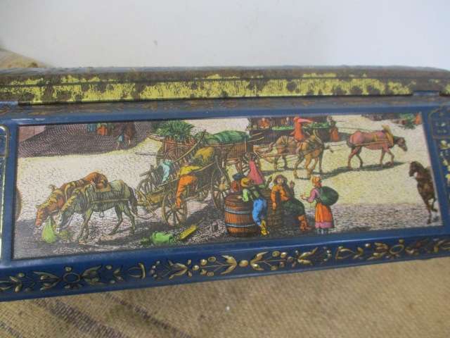 Extremely Very Rare Vintage Lebkuchenfabrik E.Otto Schmidt Nurnberg Cake Tin
