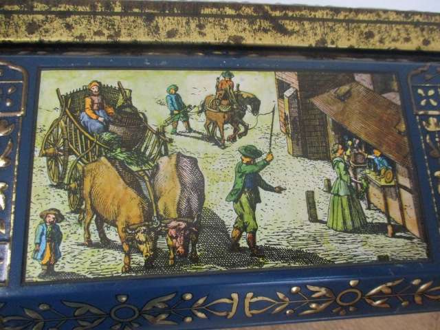 Extremely Very Rare Vintage Lebkuchenfabrik E.Otto Schmidt Nurnberg Cake Tin