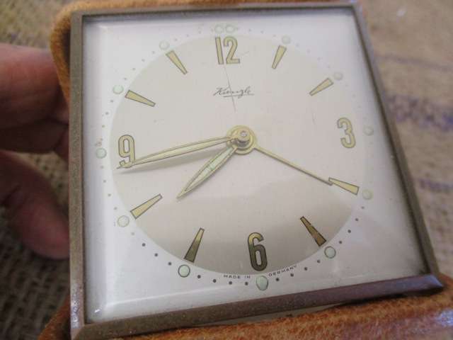 Repairs.....Rare Smith's Enfield Brass Carriage Clock, Kienzle Travel Clock & Quartz Mantle Clock