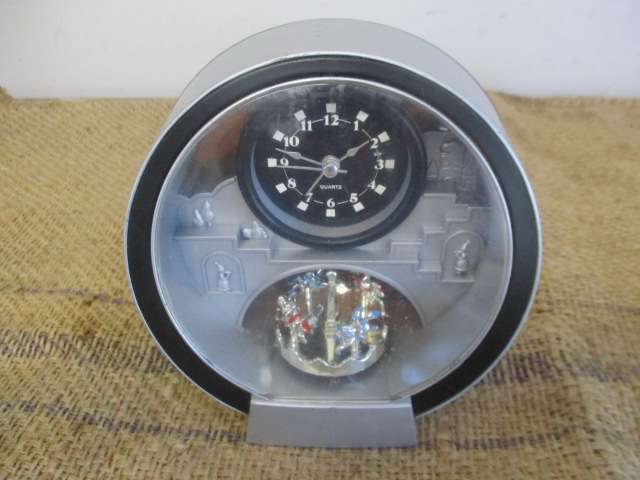 Another For Repairs.....Vintage Jerger Brass Alarm Clock, Wall Mount Clock & Plastic Mantle Clock