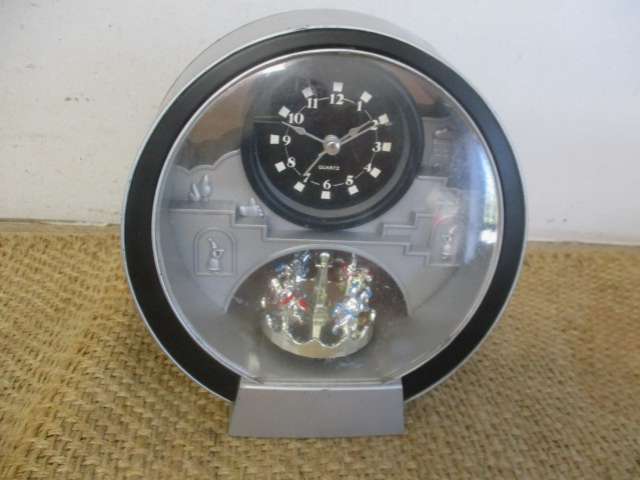 Another For Repairs.....Vintage Jerger Brass Alarm Clock, Wall Mount Clock & Plastic Mantle Clock