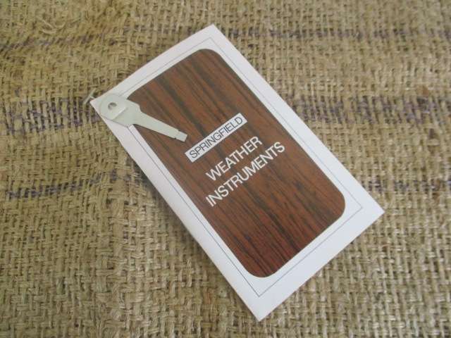 Magnificent Vintage Springfield Commodore Weather Station In Original Packaging     USA        MIB