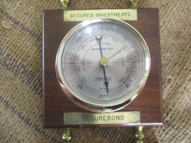 Magnificent Vintage Springfield Commodore Weather Station In Original Packaging     USA        MIB