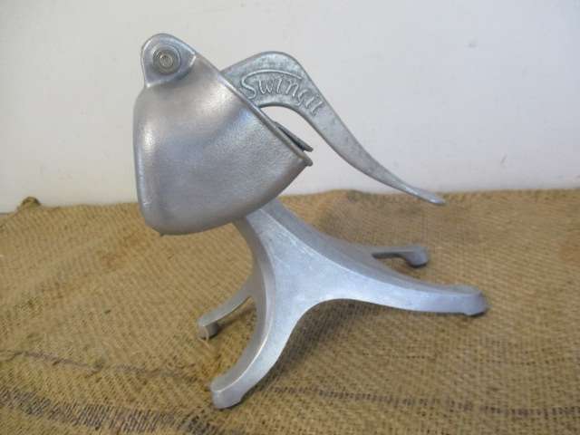 Fantastic Complete Vintage Swingit Aluminum Juicer By P.L.L. Pretora
