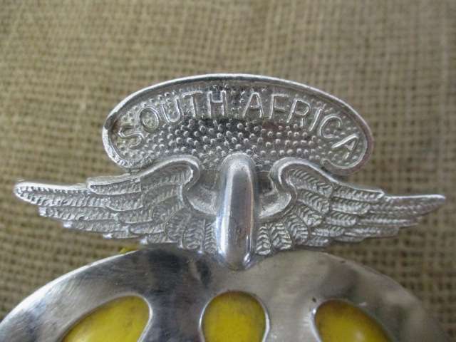 Vintage AA SouthAfrica/Suid Afrika No B 36919 Car Badge           Issued Approx Between 1930 - 1945