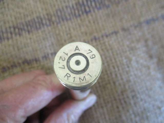 David And Goliath......Vintage 40mm MK4 LOT 372 ECC 1956 Brass Casing Plus Smaller Amo Brass Casing