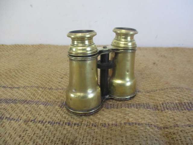 Antique Brass Binocular  (Military???)            Early 1900's