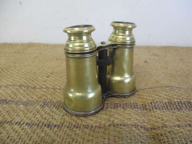 Antique Brass Binocular  (Military???)            Early 1900's