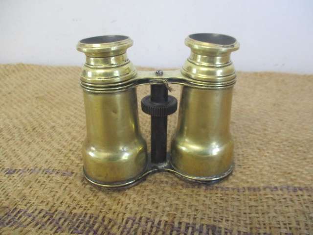 Antique Brass Binocular  (Military???)            Early 1900's