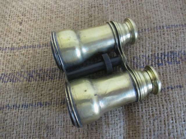 Antique Brass Binocular  (Military???)            Early 1900's