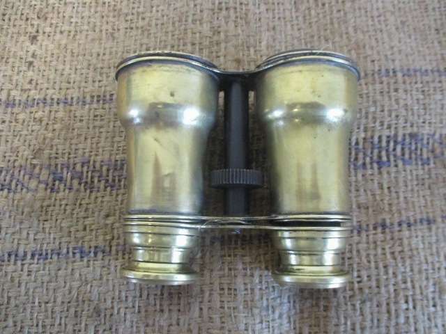 Antique Brass Binocular  (Military???)            Early 1900's