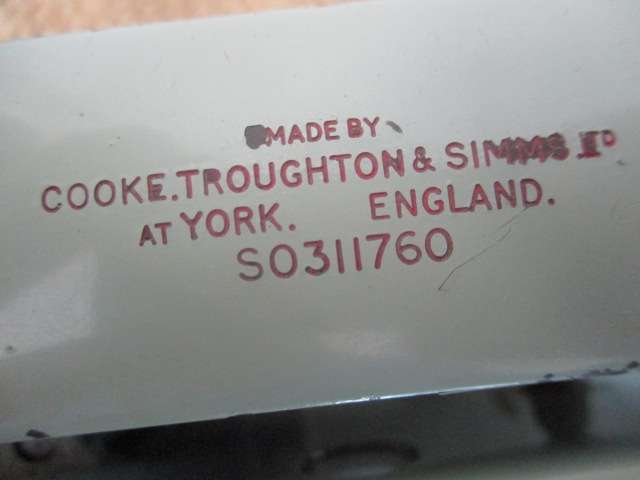 Nice Vintage Cooke Troughton & Simms Ltd At York.  England  Serial No S031176 Dumpy Level