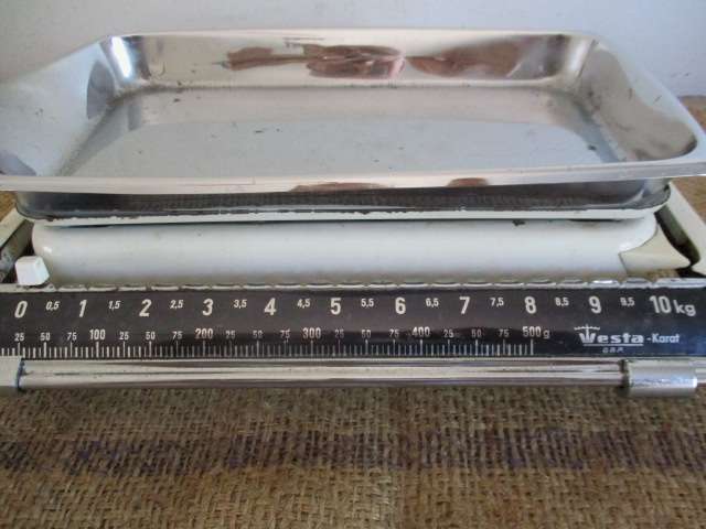 Nice Vintage Westa - Karat 10Kg Kitchen Balancing Scale           Made In West Germany