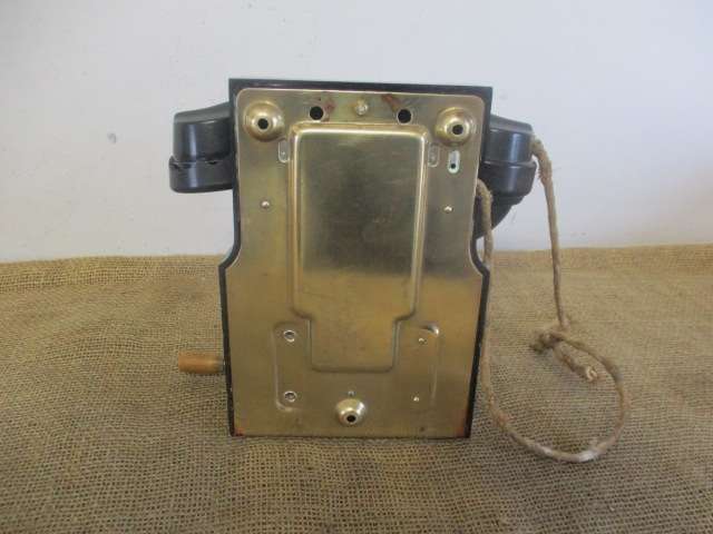 Very Old Vintage Ericsson LM Bakelite Hand Crank Telephone            Approx Between 1940's - 1950's