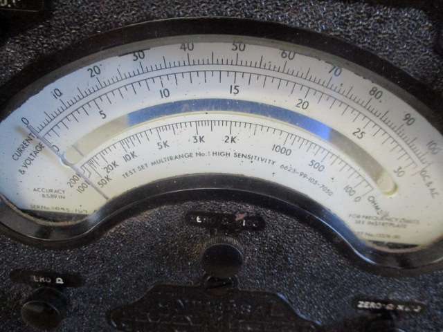 For Spares Or Repair :  Vintage Universal AvoMeter