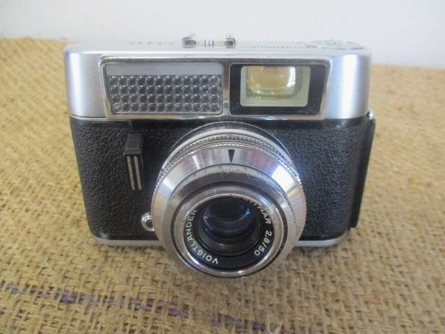 Pretty Vintage Voigtlander Vito Automatic 35mm Camera In Original Shoulder Case