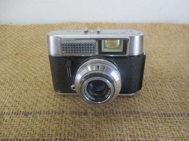 Pretty Vintage Voigtlander Vito Automatic 35mm Camera In Original Shoulder Case