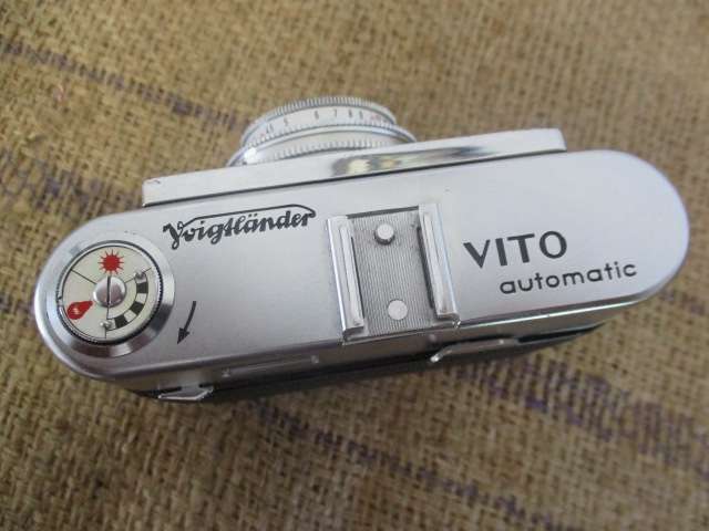 Pretty Vintage Voigtlander Vito Automatic 35mm Camera In Original Shoulder Case