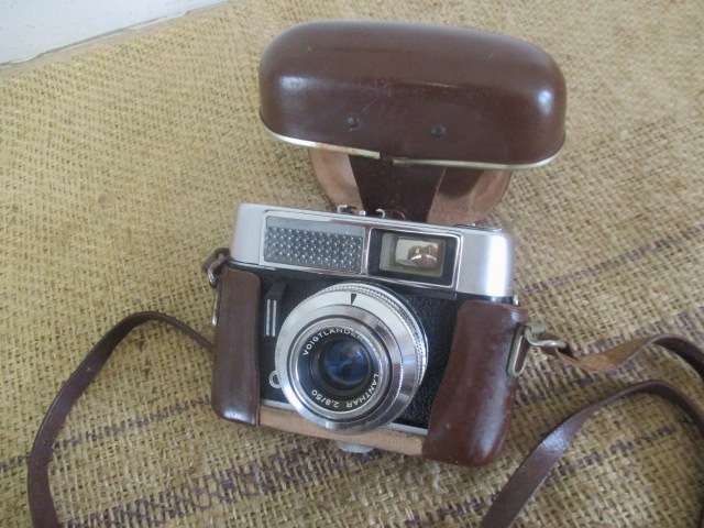 Pretty Vintage Voigtlander Vito Automatic 35mm Camera In Original Shoulder Case