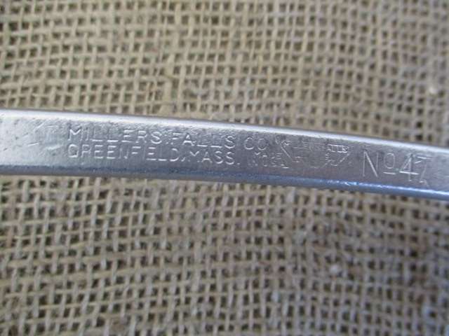 Nice Vintage 7 inch Millers Falls No 47 Carpenter's Deep Fret Coping Saw With Blade            USA.