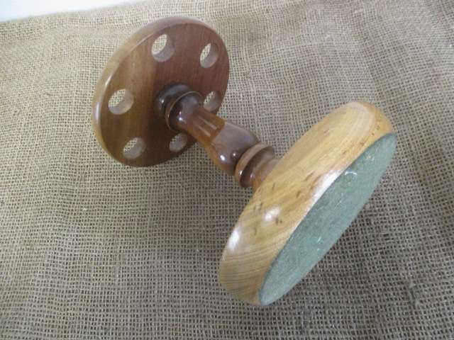 Lovely Vintage Wooden Six Pipe Stand