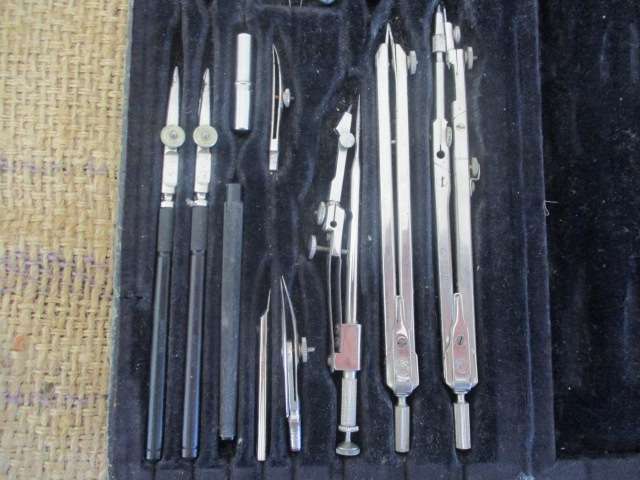 Rare Collectable Antique/Vintage J.S.Staedtler Mars Precision Drafting Set       1800's - 1900's