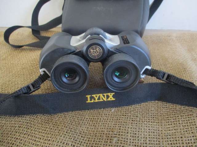 Wonderful Lynx #19-1042 Wide Angle Waterproof Binocular In Original Bag       Japan