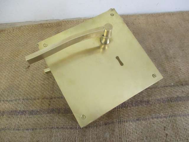 Magnificent Vintage Solid Brass Door Handle