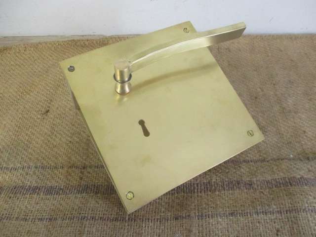 Magnificent Vintage Solid Brass Door Handle