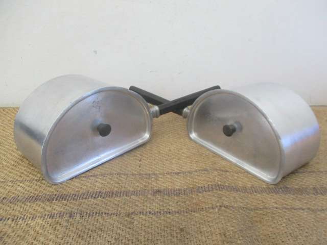 Rare Sizable Vintage Crown Merton Thick Aluminum Double Pot Set        Made In England