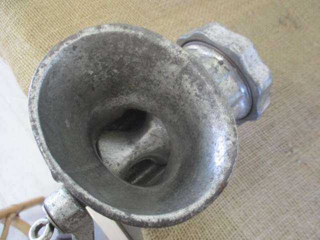 Very Nice And Complete Vintage Cast Iron No 8 Alfa 1 Meat Mincer         Made In Germany