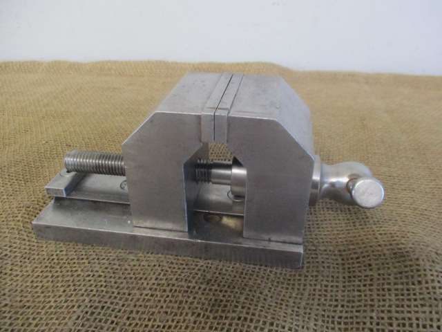 An Extremely Macho Man Machinist Drill Press Vise