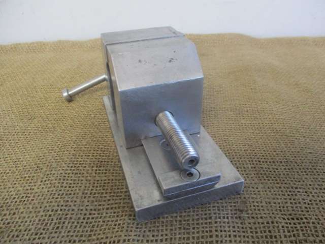 An Extremely Macho Man Machinist Drill Press Vise