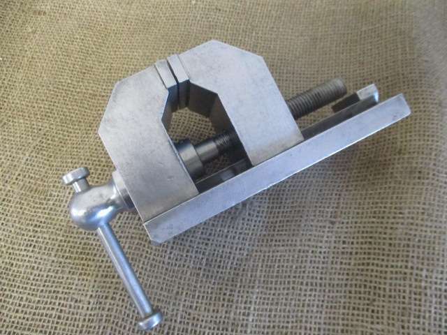 An Extremely Macho Man Machinist Drill Press Vise