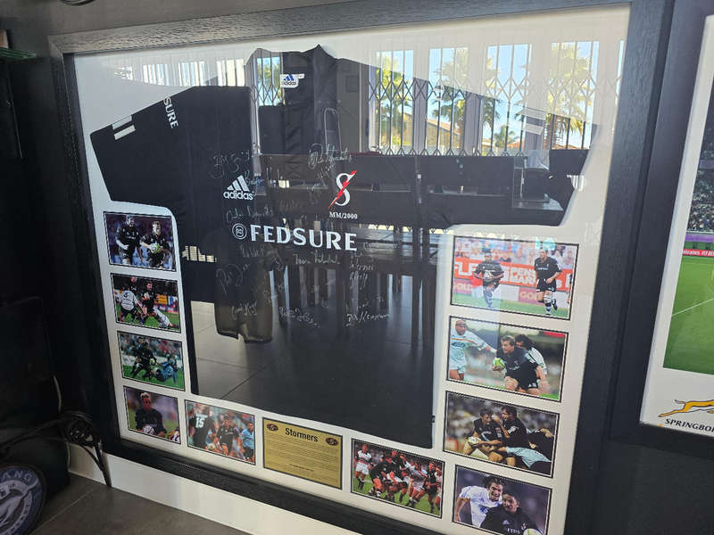 Stormers 1999 Framed Signed Jersey