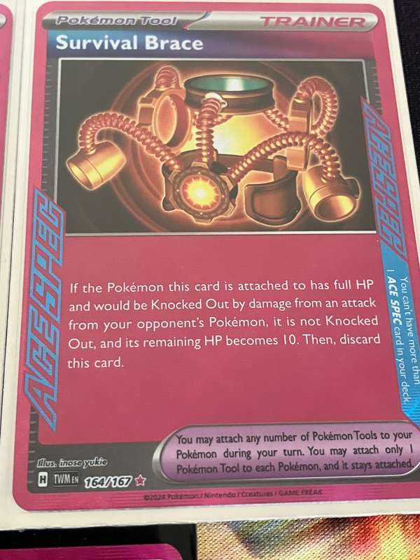 Pokemon: Bundle of 5 ACE SPEC cards sold as one