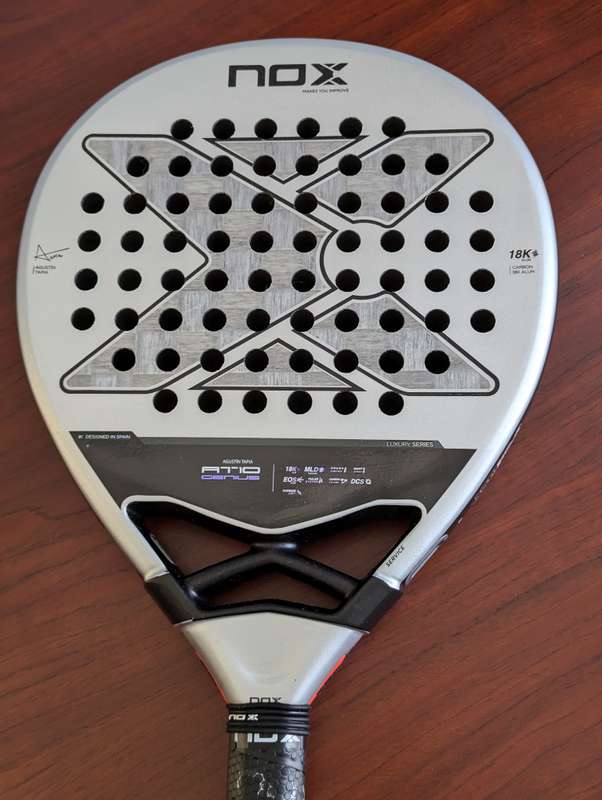 NOX PADEL RACKET AT10 GENIUS 18K 2024 BY AGUSTIN TAPIA